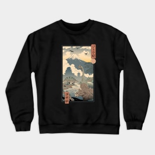 Jurassic Ukiyo-e 1 Crewneck Sweatshirt